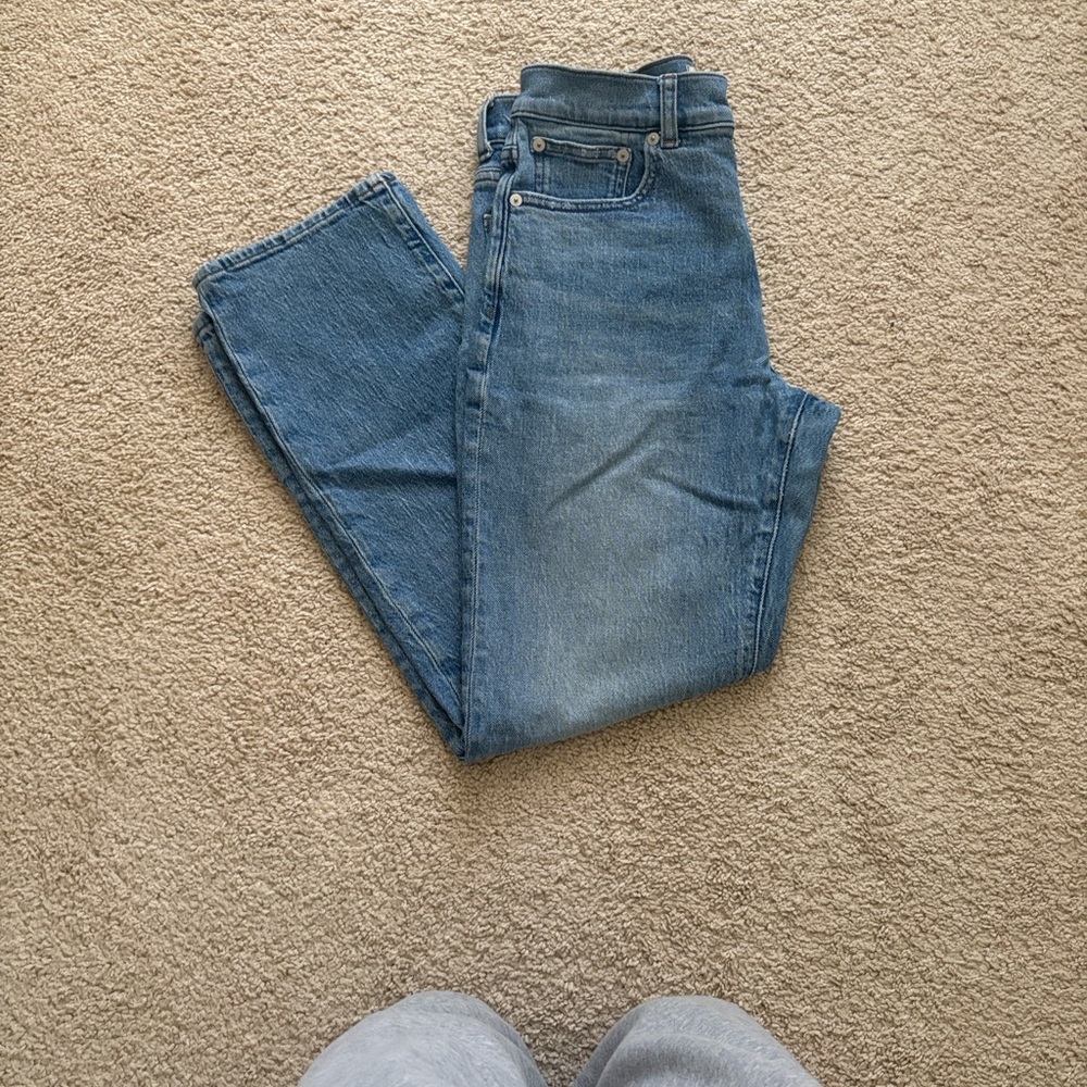 Madewell woman  Straight Jeans in Light Blue